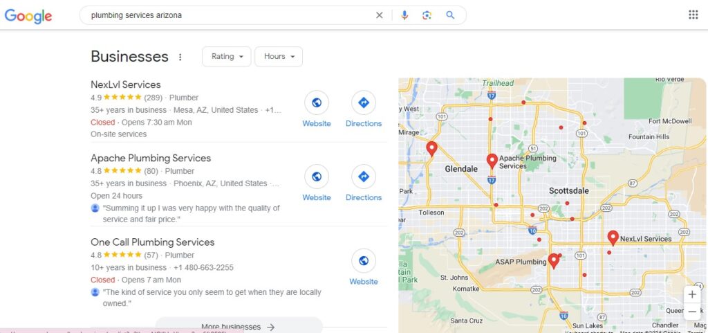 Google My Business vs. Business Website